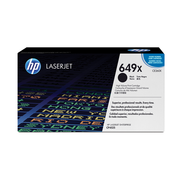 Hp - Toner originale - 649X - Nero - CE260X - 17.000 pag 
