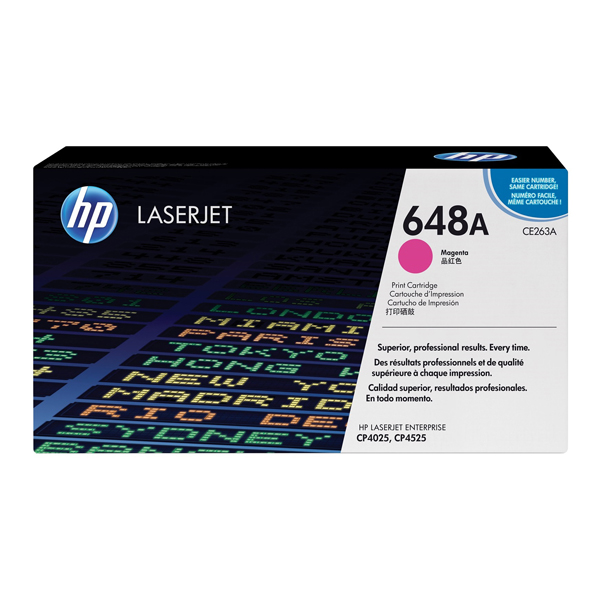 Hp - Toner originale - 648A - Magenta - CE263A - 11.000 pag 