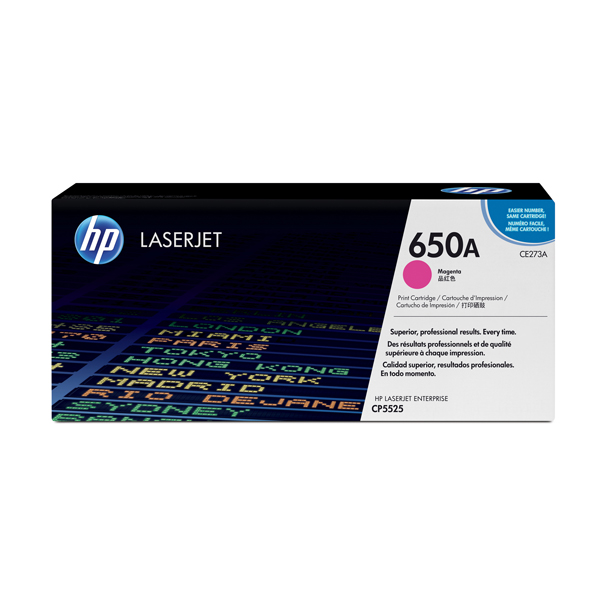  Hp - Toner originale - 650A- Magenta - CE273A - 15.000 pag 