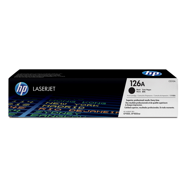 Hp - Toner originali - 126A - Nero - CE310A - 1.200 pag 