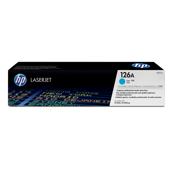  Hp - Toner originale- 126A - Ciano - CE311A - 1.000 pag 