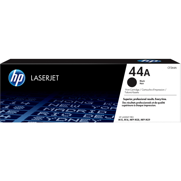  Hp - Toner originale - 44A - Nero - CF244A - 1.000 pag 