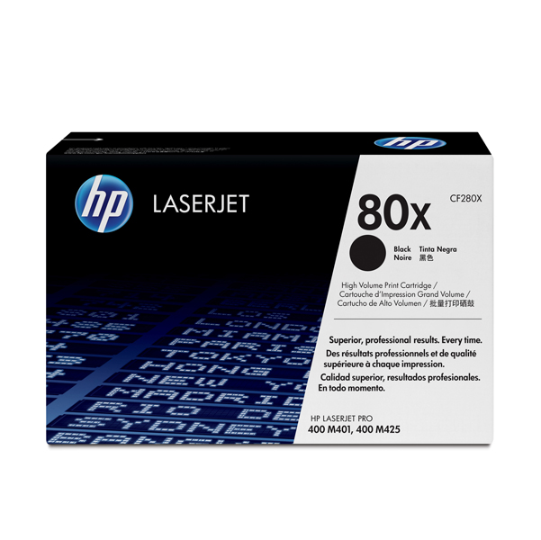  Hp - Toner originale - 80X - Nero - CF280X - 6.900 pag 
