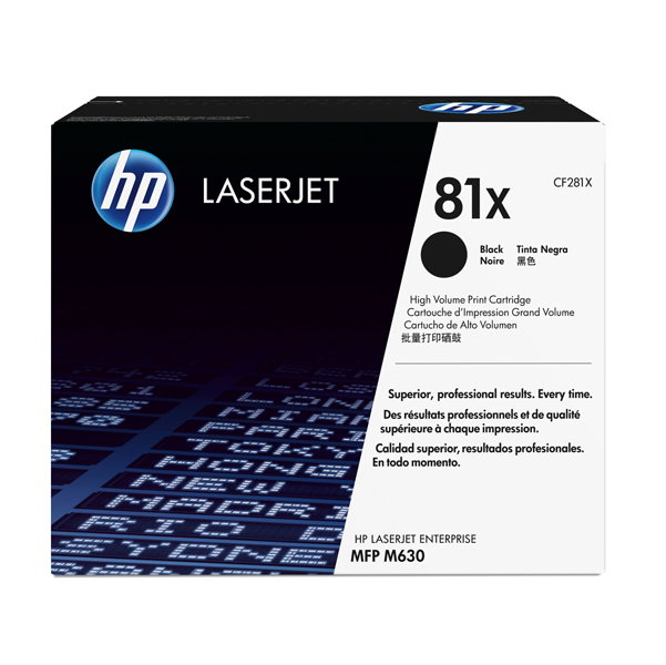  Hp - Toner originale - 81X - Nero - CF281X - 25.000 pag 
