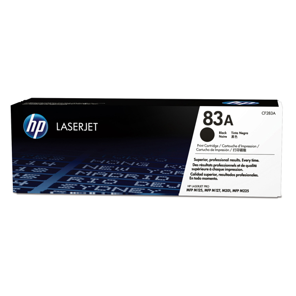  Hp - Toner originale - 83A- Nero - CF283A - 1.500 pag 