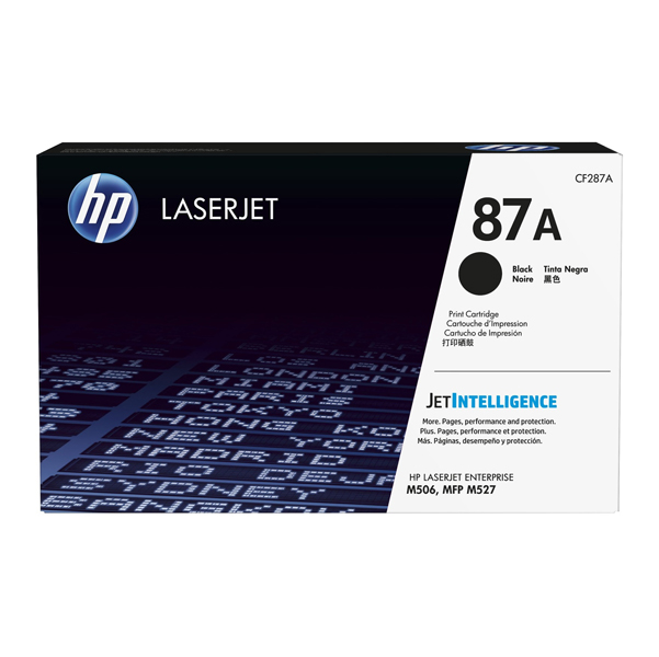 Hp - Toner originale - 87A - Nero - CF287A - 8.550 pag 