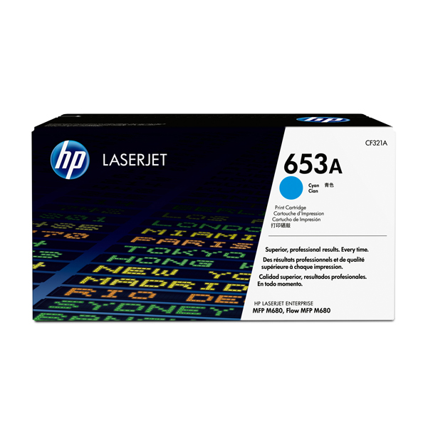  Hp - Toner originale - 653A - Ciano - CF321A - 16.500 pag 