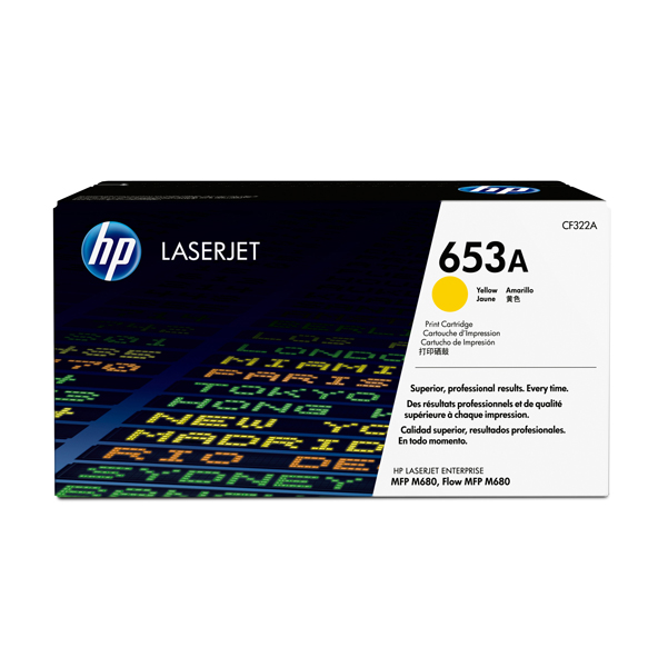  Hp - Toner originale - 653A - Giallo - CF322A - 16.500 pag 