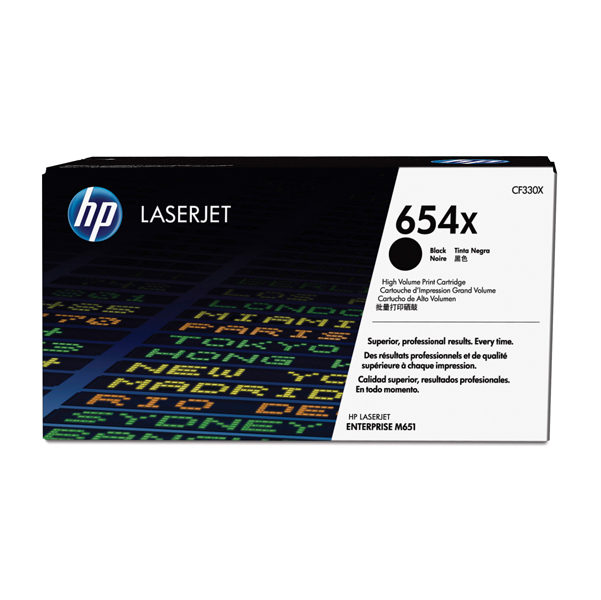  Hp - Toner originale - 654X - Nero - CF330X - 20.500 pag 