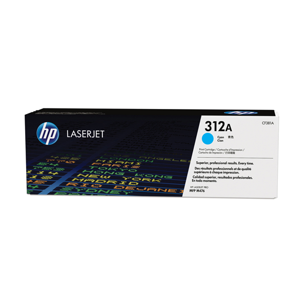  Hp - Toner originale - 312A - Ciano - CF381A - 2.700 pag 