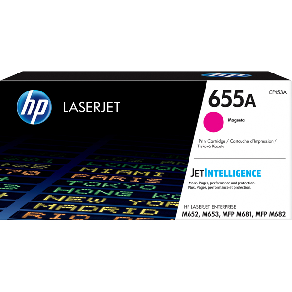  Hp - Toner originale - 655A - Magenta - CF453A - 10.500 pag 