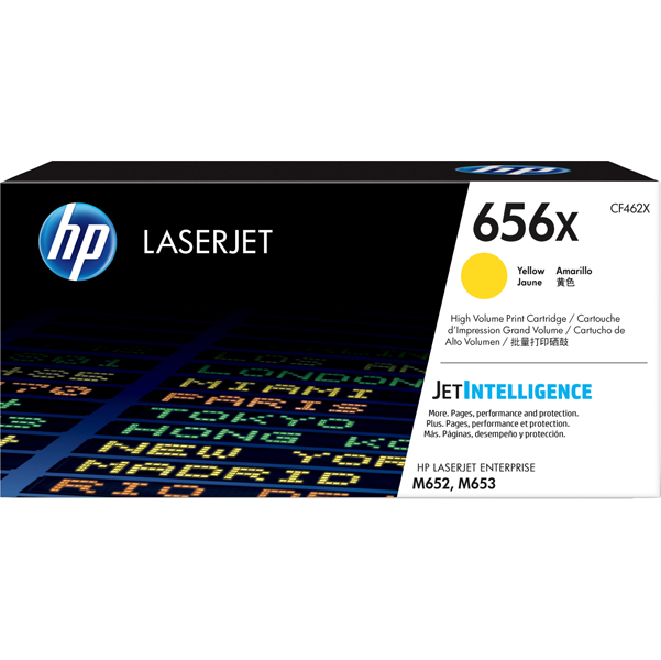  Hp - Toner originale - 656X - Giallo - CF462X - 22.000 pag 