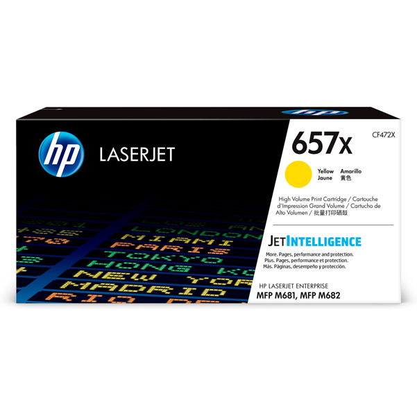  Hp - Toner originale- 657X - Giallo - CF472X - 23.000 pag 