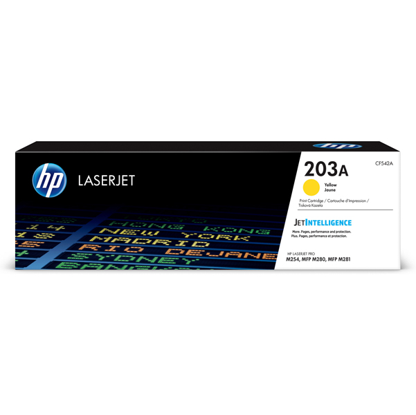  Hp - Toner originale - 203A - Giallo - CF542A - 1.300 pag 