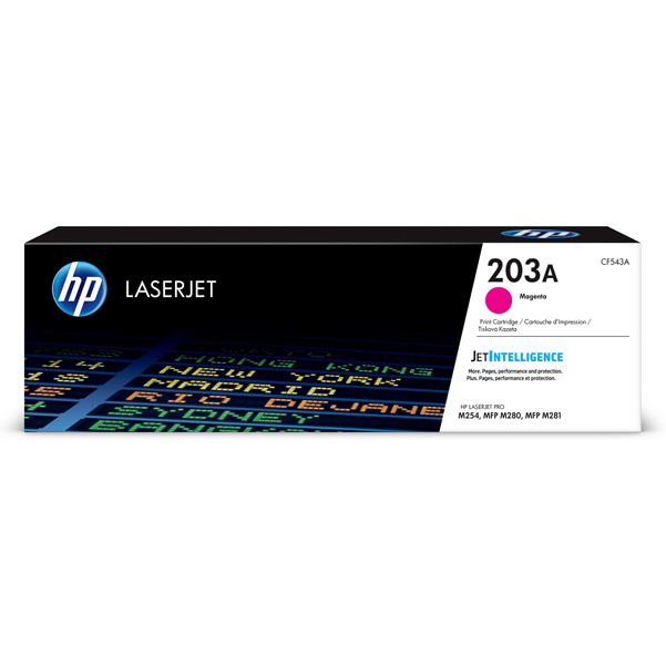  Hp - Toner originale - 203A - Magenta - CF543A - 1.300 pag 