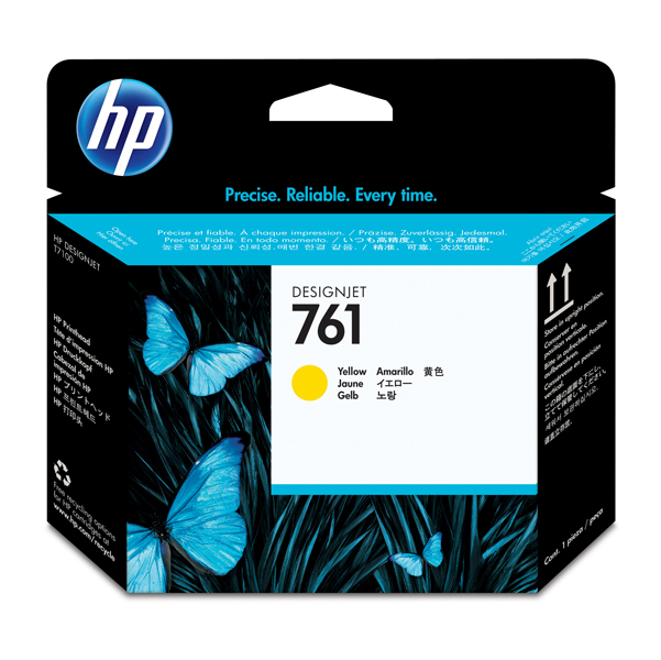  Hp - Testina originale - 761 - Giallo - CH645A - 400 pag 