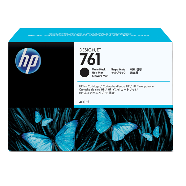  Hp - Cartuccia ink originale - 761 - Nero opaco - CM991A - 400ml 