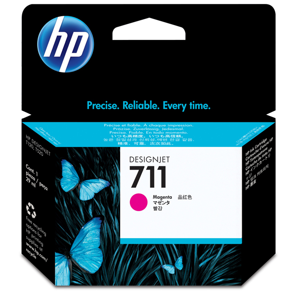  Hp - Cartuccia ink originale - 711 - Magenta - CZ131A - 29ml 