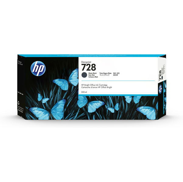  Hp - Cartuccia ink originale - 728 - Nero - F9J68A - 300ml 