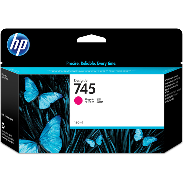  Hp - Cartuccia ink originale - 745 - Magenta - F9J95A - 130ml 