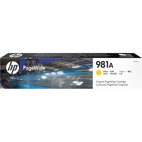  Hp - Cartuccia ink originale - 981A - Giallo - J3M70A - 6.000 pag 