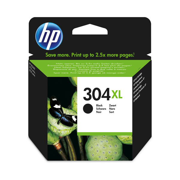  Hp - Cartuccia ink originale - 304XL - Nero - N9K08AE - 300 pag 