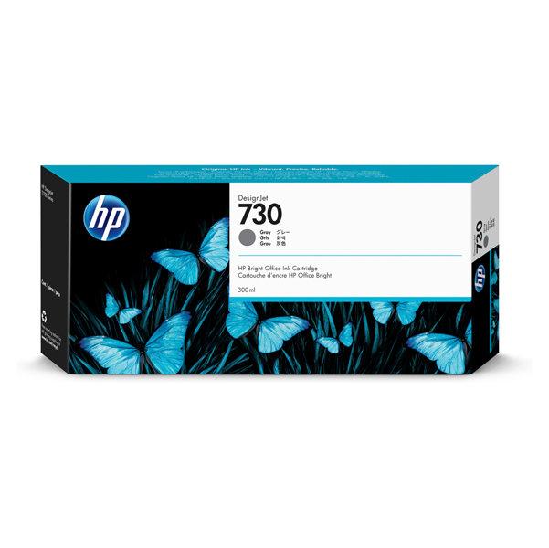  Hp - Cartuccia ink originale - 730 - Grigio - P2V72A - 300ml 