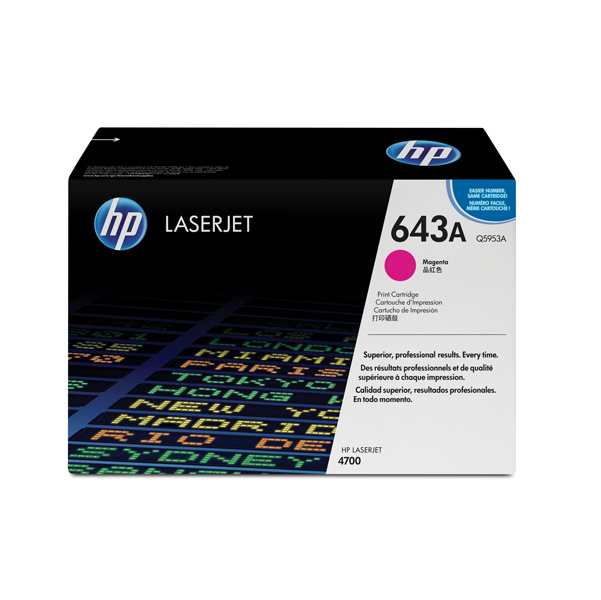  Hp - Toner originale - 643A - Magenta - Q5953A - 10.000 pag 