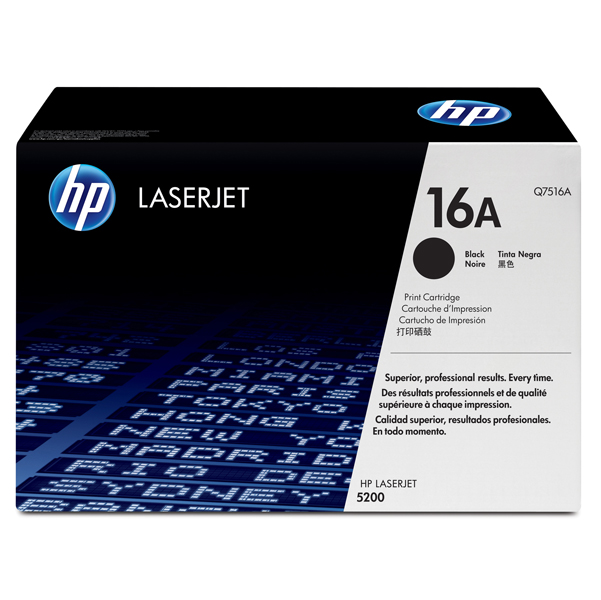  Hp - Toner originale - 16A - Nero - Q7516A - 12.000 pag 