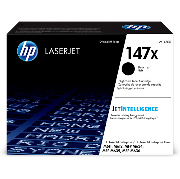  Hp - Toner originale - 147X - Nero - W1470X - 25.200 pag 