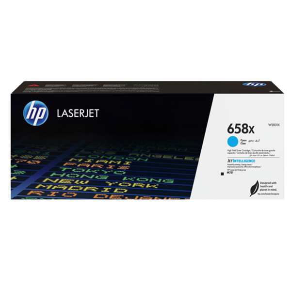  Hp - Toner originale - LaserJet HP 658X - Ciano - W2001X - ad alta capacità 