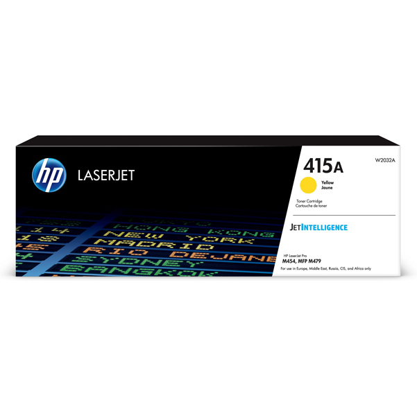  Hp - Toner originale - 415A - Giallo - W2032A - 2.100 pag 