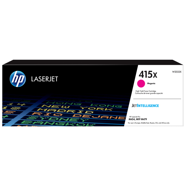  Hp - Toner originale - 415X - Magenta - W2033X - 6.000 pag 