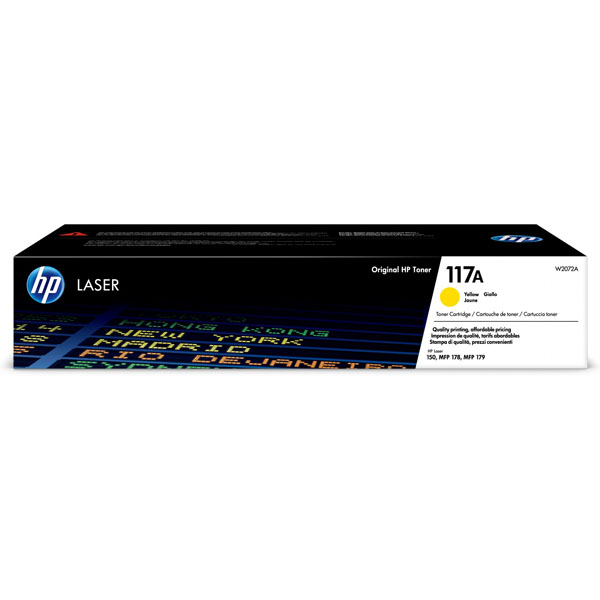  Hp - Toner originale - 117A - giallo - W2072A - 700 pag 