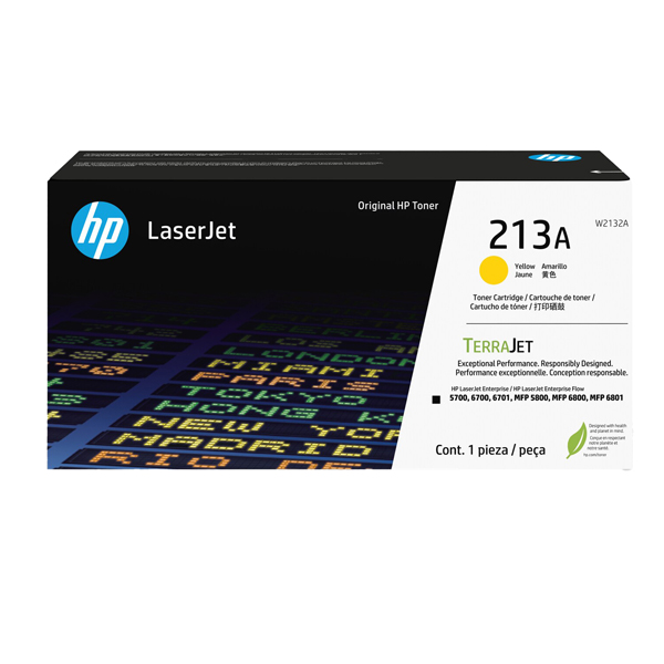  Hp - Toner originale LaserJet HP 213A - Giallo - W2132A - 3.000 pag 