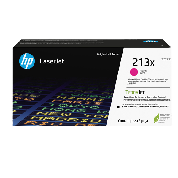  Hp - Toner originale - LaserJet HP 213X - Magenta - W2133X - 6.000 pag 