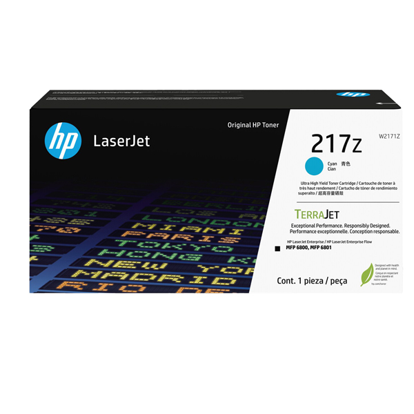  Hp - Toner originale LaserJet HP 217Z - Ciano - W2171Z - ad altissima capacità 