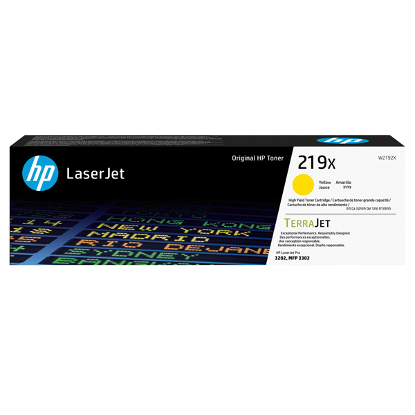  Hp - Toner originale - 219X - Giallo - W2192X - 2.500 pag 