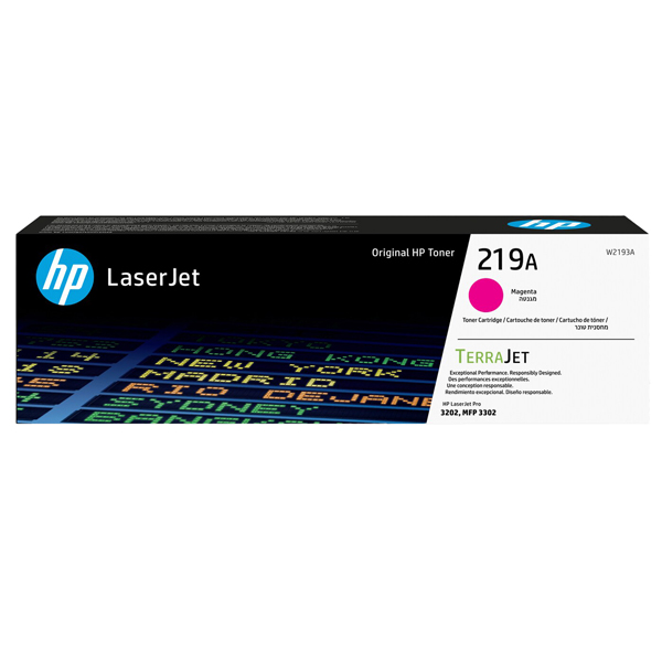  Hp - Toner originale - 219A - Magenta - W2193A - 1.200 pag 