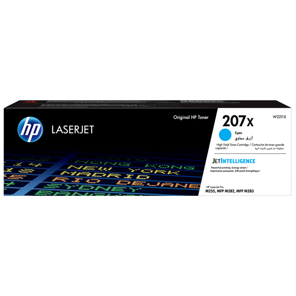  Hp - Toner originale- Ciano - 207X - W2211X - 2.450 pag 