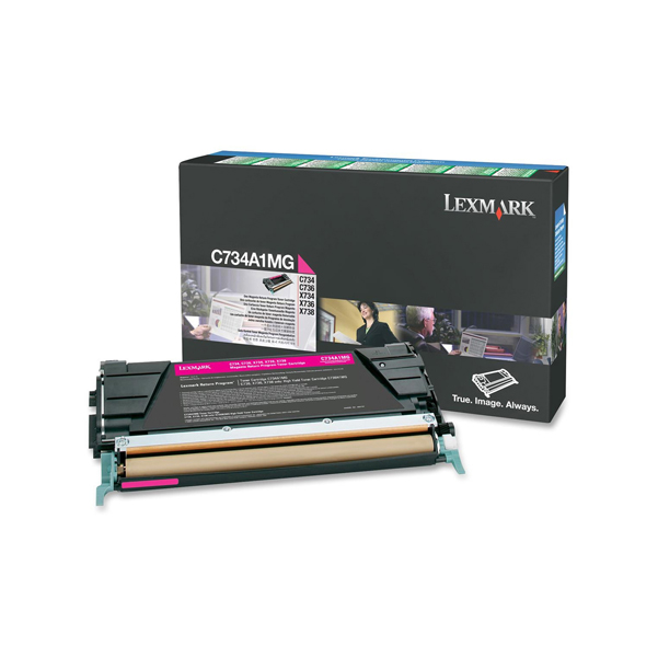  Lexmark - Toner - Magenta - C734A1MG - return program - 6.000 pag 