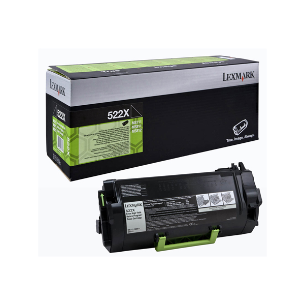  Lexmark - Toner - Nero - 52D2X00 - return program - 45.000 pag 