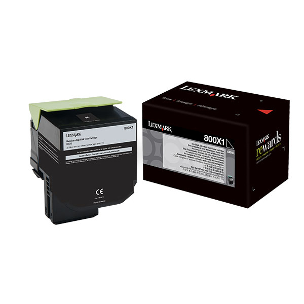  Lexmark - Toner - Nero - 80C0X10 - 8.000 pag 