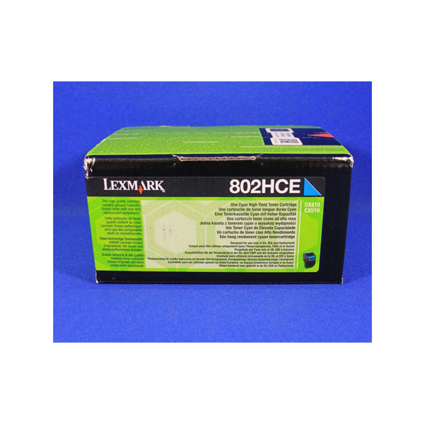  Lexmark - Toner - Ciano - 80C2HCE - 3.000 pag 