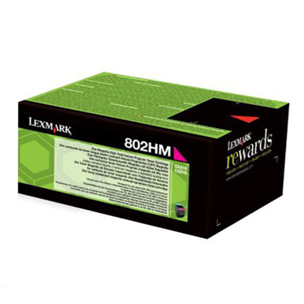  Lexmark - Toner - Magenta - 80C2HM0 - return program - 3.000 pag 