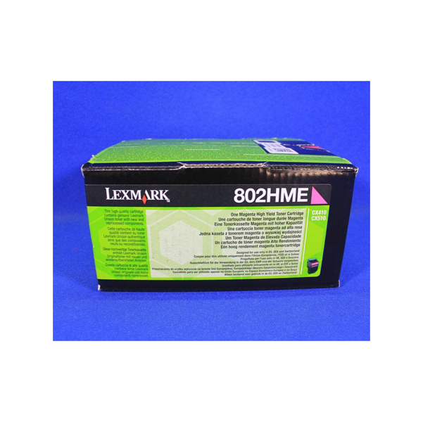  Lexmark - Toner - Magenta - 80C2HME - 3.000 pag 