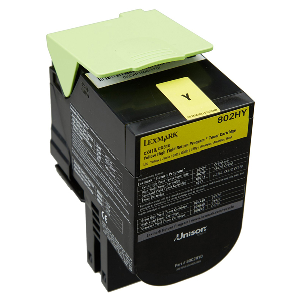  Lexmark - Toner - Giallo - 80C20Y0 - return program - 4.000 pag 
