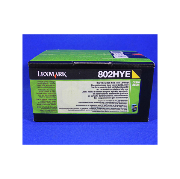  Lexmark - Toner - Giallo - 80C2HYE - 3.000 pag 
