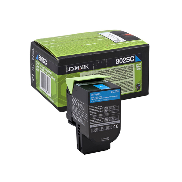  Lexmark - Toner - Ciano - 80C2SC0 - return program - 2.000 pag 