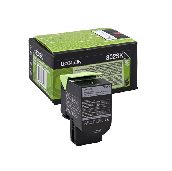 Lexmark - Toner - Nero - 80C2SK0 - return program - 2.500 pag 